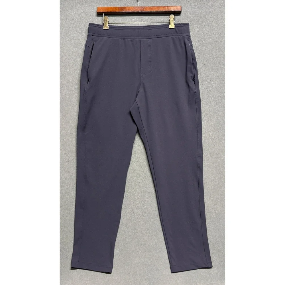 PUBLIC REC All Day Every Day Pants Nylon Stretch Jogger Size 34/32 Gray